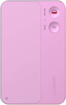 MMEETT AI Business Card Passion Pink