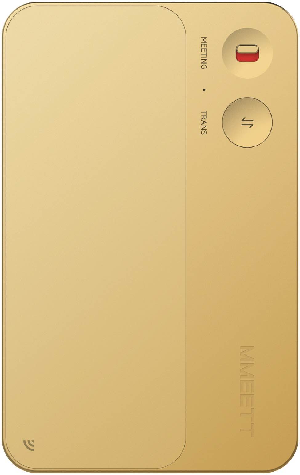 MMEETT AI Business Card Crown Gold