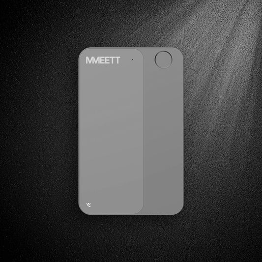 MMEETT AI Business Card Space Gray