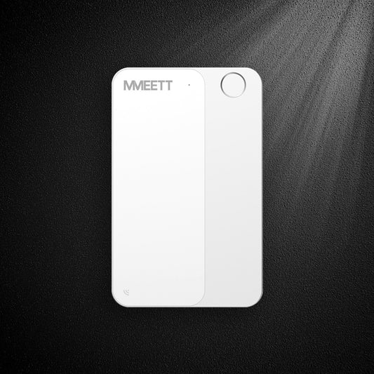 MMEETT AI Business Card Silver Stream
